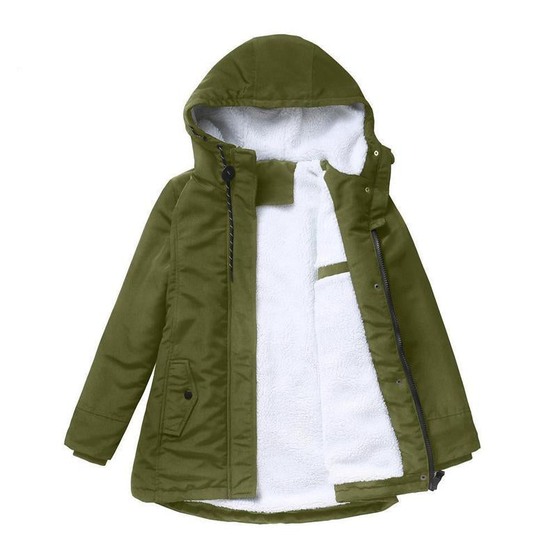Women's Hooded Quilted Winter Coat
