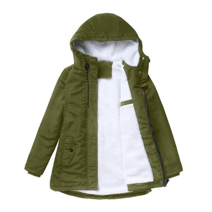 Women's Hooded Quilted Winter Coat