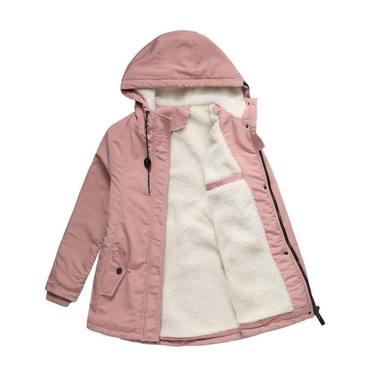 Women's Hooded Quilted Winter Coat
