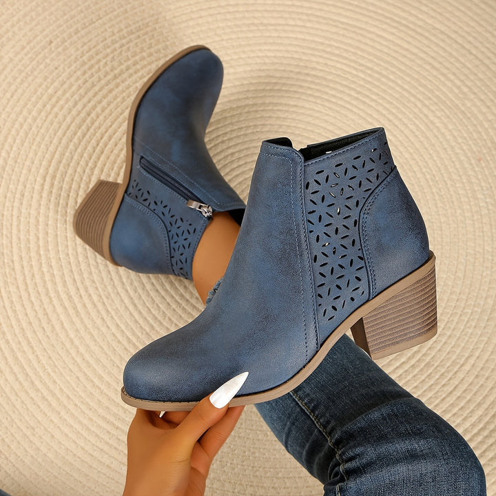 Women's Comfort Block-Heel Ankle Boots