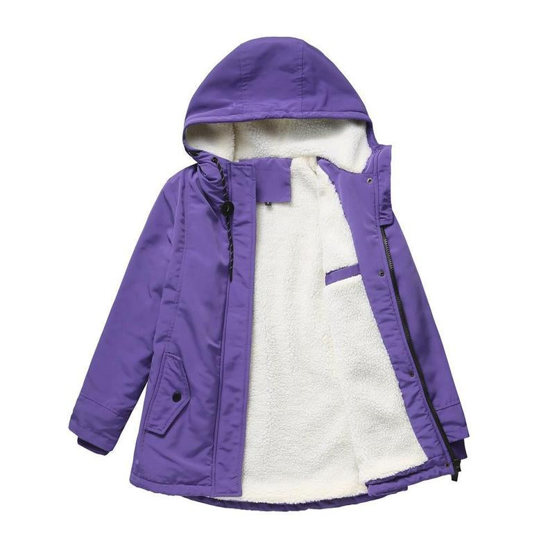 Women's Hooded Quilted Winter Coat