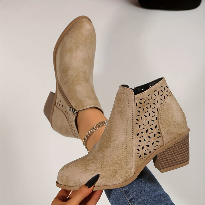 Women's Comfort Block-Heel Ankle Boots