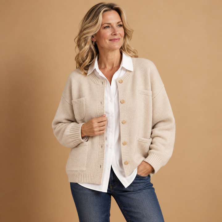 Women's Elegant Open Cardigan