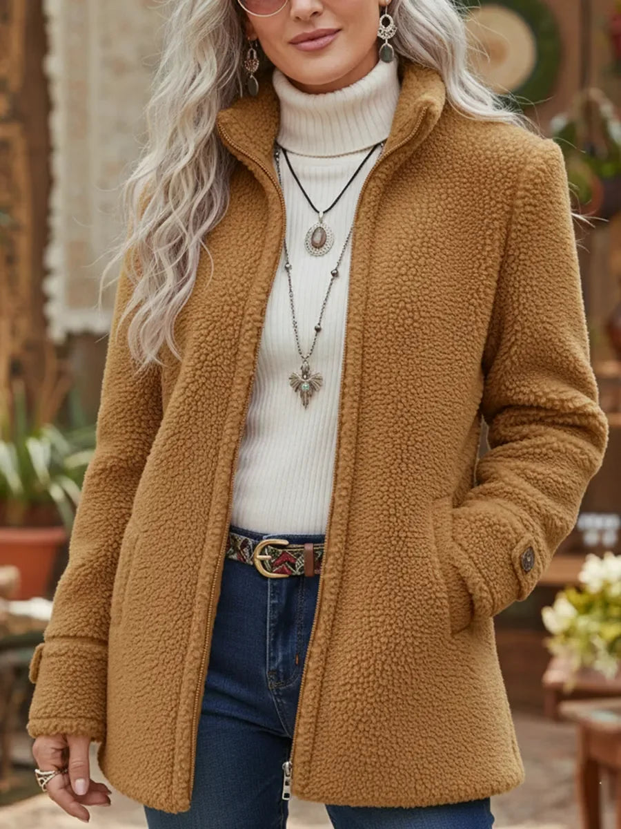 Vanessa™ | Women's Sherpa Fleece Zip Jacket