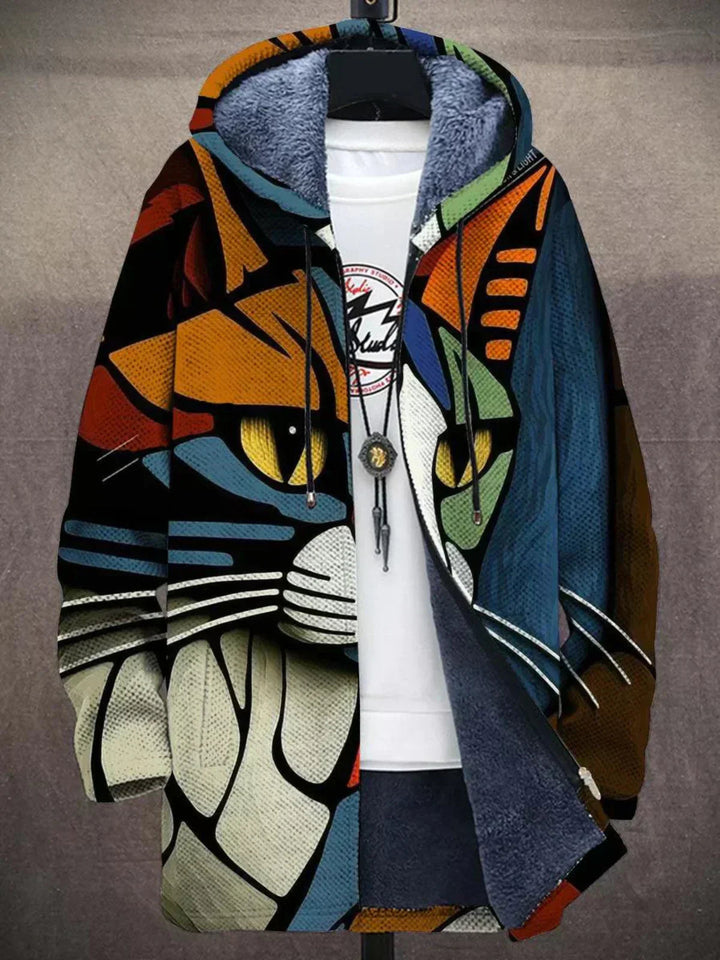 Cynthia™ | Women's Artistic Hooded Knit Cardigan