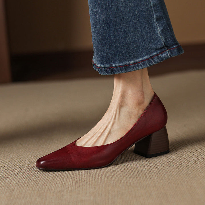 Women's Open-Toe Block-Heel Sandals