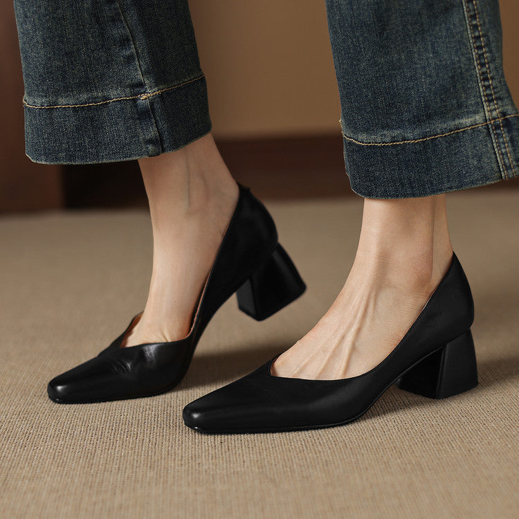 Women's Open-Toe Block-Heel Sandals