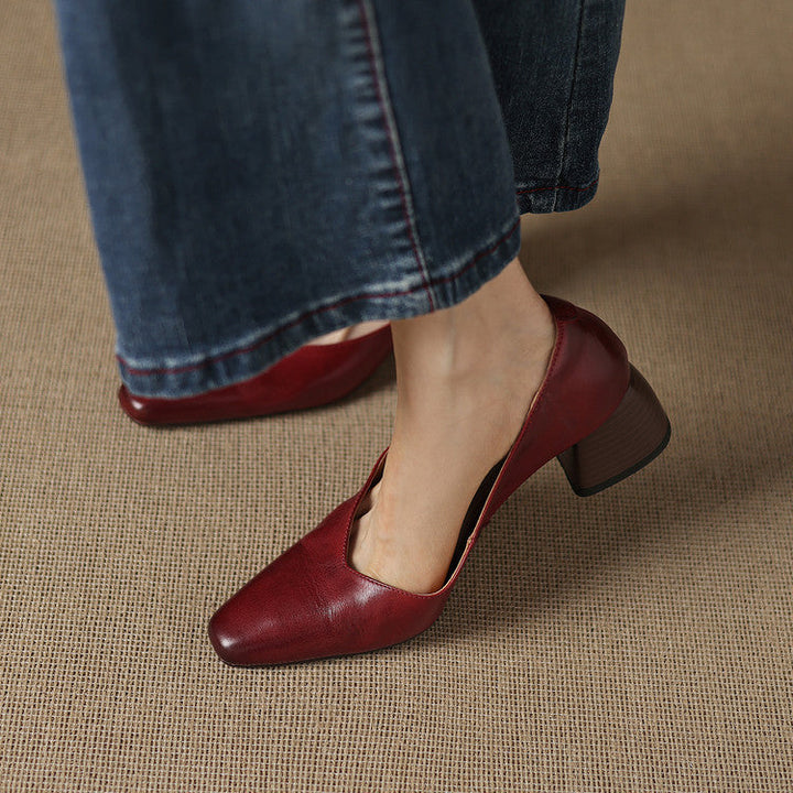 Women's Open-Toe Block-Heel Sandals