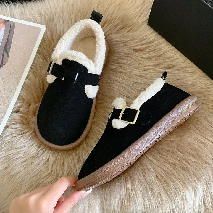 Women's Warm Loafer Shoes