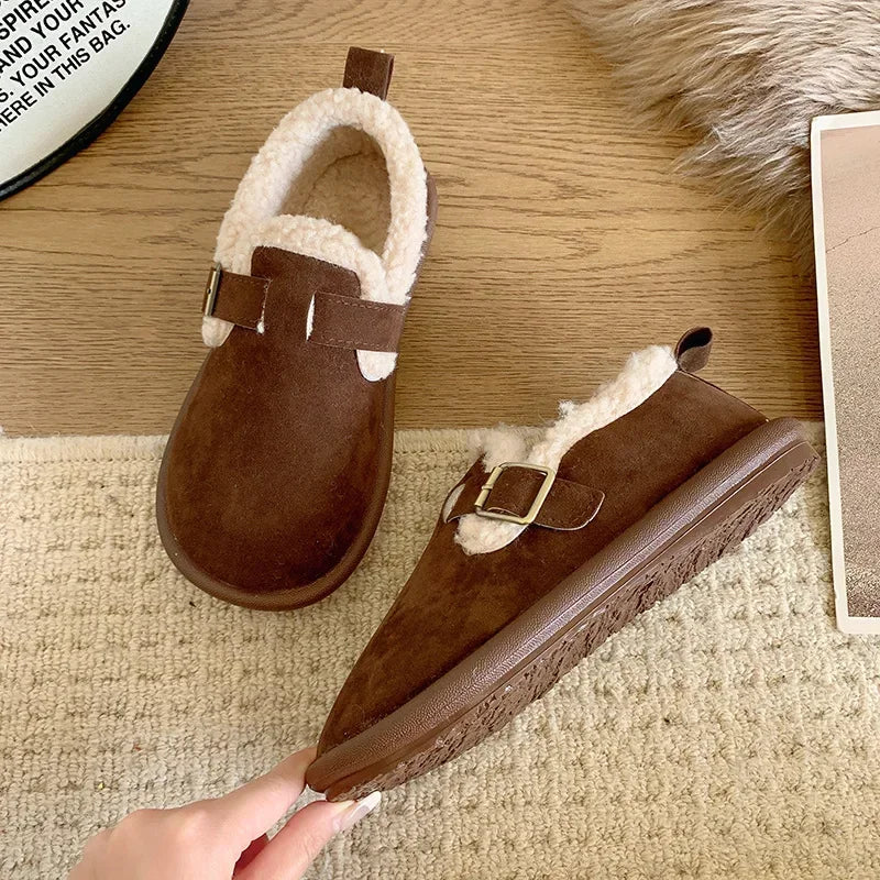 Women's Warm Loafer Shoes
