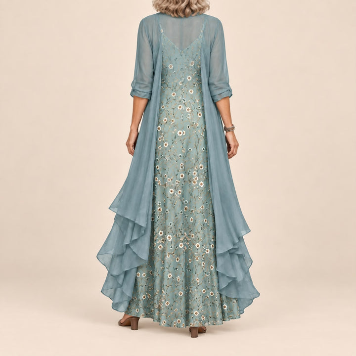 Bryleigh | Elegant Two-Piece Maxi Dress Set