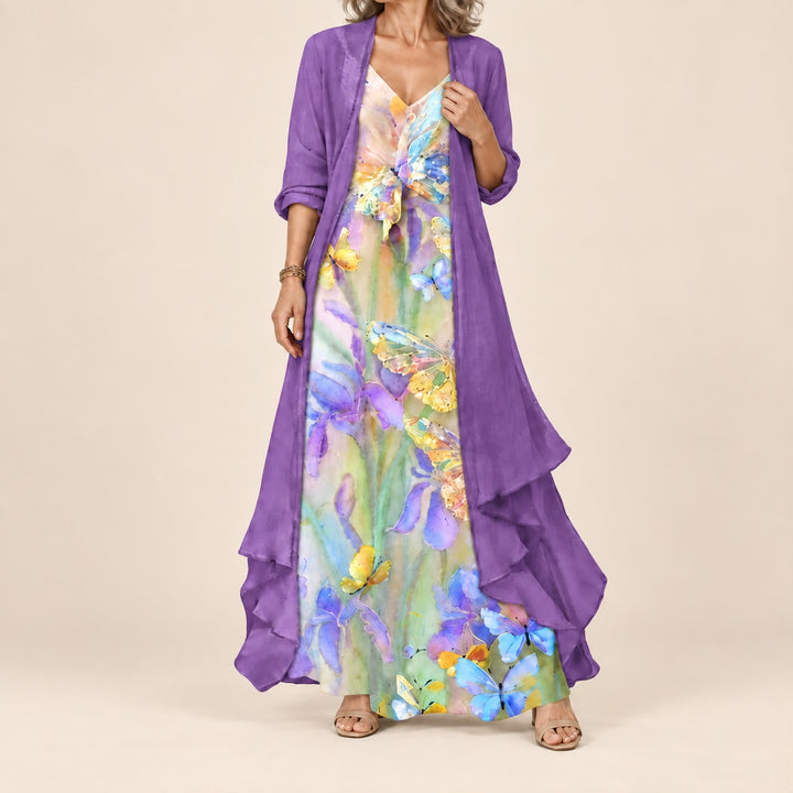 Bryleigh | Elegant Two-Piece Maxi Dress Set