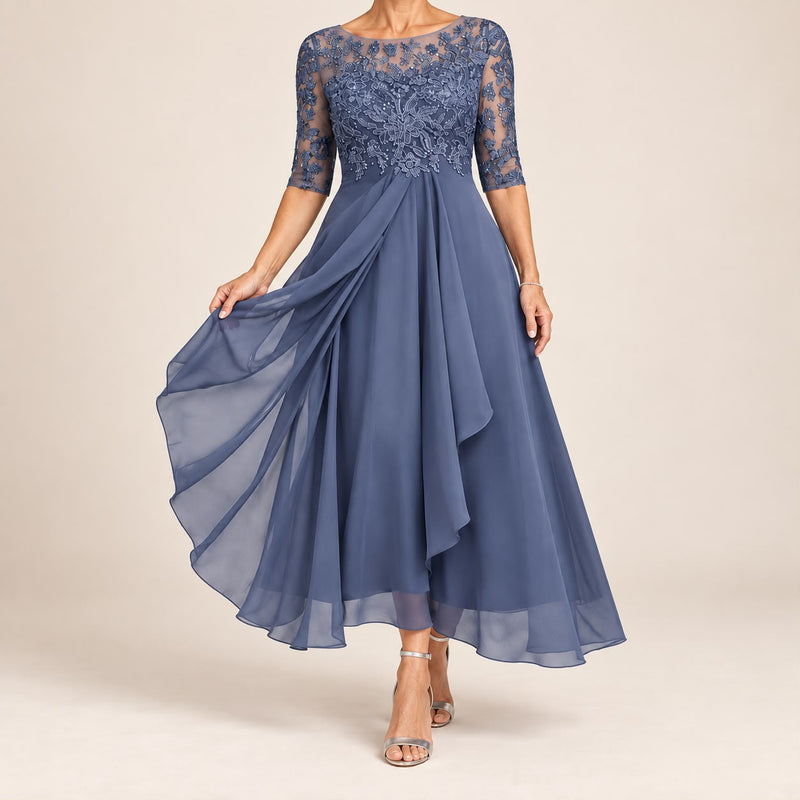 Elara | Soft Flowy Chiffon Dress