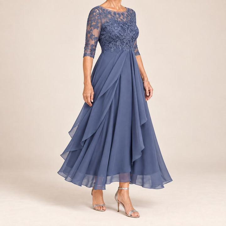 Elara | Soft Flowy Chiffon Dress