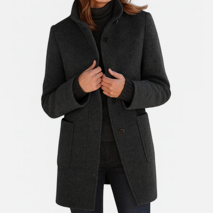 Eleonora | Tailored Button Midi Coat
